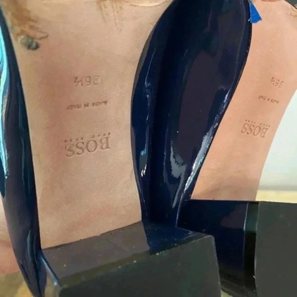 Hugo Boss Womens Patent Leather Heels - Picture 8 of 9